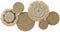Wanddecoratie DKD Home Decor Natuurlijk Metaal Vezel (127,6 x 7 x 66,7 cm)