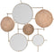 Wanddecoratie DKD Home Decor Spiegel Natuurlijk Metaal Bruin Koper Vezel (72 x 3,5 x 74 cm)