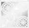 Wanddecoratie DKD Home Decor Spiegel Wit Hout MDF (90 x 1,5 x 90 cm)