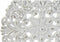Wanddecoratie DKD Home Decor Verouderde afwerking Wit Mandala Indiaas 30 x 2 x 30 cm (2 Stuks)
