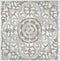 Wanddecoratie DKD Home Decor Wit Mandala Hout MDF (60 x 2 x 60 cm)