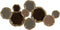 Wanddecoratie Geometrisch Bruin Gouden Ijzer 118,7 x 6,4 x 56,5 cm