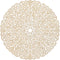 Wanddecoratie Home ESPRIT Wit Natuurlijk Mandala Indiaas 119 x 1,5 x 119 cm