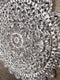 Wanddecoratie houten wandpaneel handgemaakt - mandala - light brown 90 cm