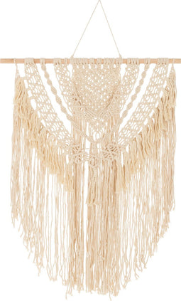 Wanddecoratie | katoen | beige | 55.5x1x (h)92 cm