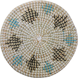 Wanddecoratie Natuurlijk Zwart Natuurlijke Vezel 35 x 35 x 1 cm