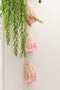 Wanddecoratie - pom pom - slinger - wandslinger - kinderkamer - meisjeskamer - roze - Lorena Canals - 170cm
