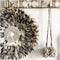 Wanddecoratie Veren Bruin Grijs ( L ) - Diam. 60 cm