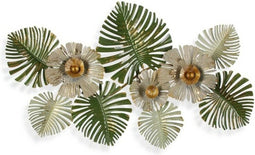 Wanddecoratie Versa Gebloemd Multicolour 6,4 x 48,9 x 91,4 cm