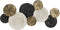 Wanddecoratie Zwart Gouden Ijzer 117,5 x 8,3 x 59,7 cm