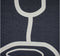 Wanddoek Organisch Polyester Zwart 83x110cm