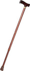 Wandelstok aluminium - Mahonie