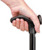 Wandelstok Anatomisch Zwart Links