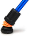 Wandelstok met kurken handvat - opvouwbaar blauw