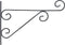 Wandhaak L39Cm Rond Ijzer AntracietArtevasi