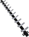 Wandkapstok Basic 50 cm breed 5 jashaken Zwart