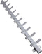 Wandkapstok Basic 50 cm breed 5 jashaken Zwart