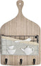 Wandkapstok DKD Home Decor 23 x 9 x 36 cm Metaal Hout