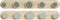 Wandkapstok DKD Home Decor 48 x 6 x 7,5 cm Tropisch Hout MDF (2 Stuks)