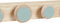 Wandkapstok DKD Home Decor 48 x 6 x 7,5 cm Tropisch Hout MDF (2 Stuks)