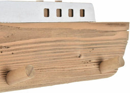 Wandkapstok DKD Home Decor 91 x 8,5 x 20 cm Natuurlijk Hout Barco