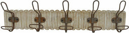 Wandkapstok DKD Home Decor Koloniaal Ijzer Mangohout 61 x 10 x 21 cm Decapé
