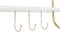 Wandkapstok DKD Home Decor Metaal MDF Glam (50 x 15 x 43 cm)