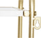 Wandkapstok DKD Home Decor Metaal MDF Glam (50 x 15 x 43 cm)