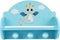 Wandkapstok Fun House Blauw Hout MDF (33 x 46 x 15 cm)
