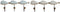 Wandkapstok Home ESPRIT Wit Hemelsblauw Metaal Paulownia hout Walvis 45 x 10 x 17,5 cm (2 Stuks)