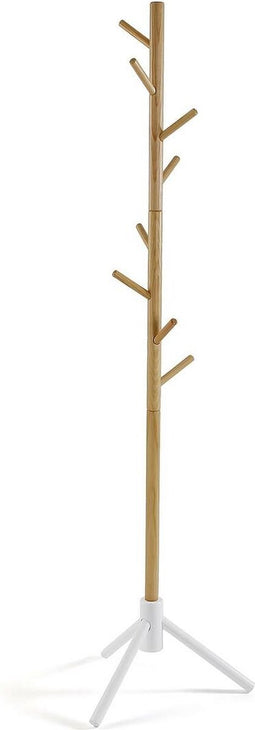 Wandkapstok Versa Wit Pijnboom 40 x 175 x 40 cm