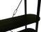 Wandkast 4 planken - 130x39x140 - Metaal/mangohout - zwart