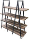 Wandkast boekenkast Stoer - industrieel design metaal - 140 x 146 cm