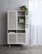 Wandkast Metaal Greige - Schuifdeuren - 2-Deuren - 90x40x180cm - Veep - Giga Living