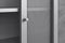Wandkast Metaal Greige - Schuifdeuren - 90x40x140cm - Veep - Giga Living