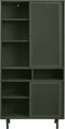 Wandkast Metaal Groen - Schuifdeuren - 2-Deuren - 90x40x180cm - Veep - Giga Living