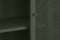 Wandkast Metaal Groen - Schuifdeuren - 2-Deuren - 90x40x180cm - Veep - Giga Living
