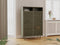 Wandkast Metaal Groen - Schuifdeuren - 90x40x140cm - Veep - Giga Living