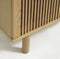 Wandkast Naturel Eikenhout - 2-Deuren - 95x45x140cm - Tiber - Giga Living