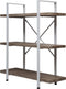 Wandkast Stoer - open boekenkast - industrieel design - 101 cm hoog wit