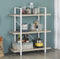 Wandkast Stoer - open boekenkast - industrieel design - 101 cm hoog wit