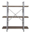 Wandkast Stoer - open boekenkast - industrieel design - 101 cm hoog wit