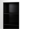 Wandkast - Vakkenkast - Zwarte Guiji kast - 148x80x30cm