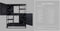 Wandkast Verona - 160x40x200 - Zwart - Mangohout/ijzer