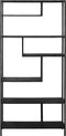 Wandkast Ylaya - Antiek-Zwart - 25,5x100x213cm