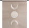 Wandkleed abstract maan 60 x 80 cm polyester Velvetly / Complete set ( doek & ophangsysteem ) / Bovenkant tunnel