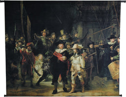 Wandkleed Nachtwacht Multi - Velvet Bruin - 110x146x0cm (hxbxd) - Woonexpress