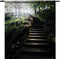 Wandkleed stairs 120 x 160 cm katoen / Complete set ( doek & ophangsysteem ) / Boven en onderkant tunnel