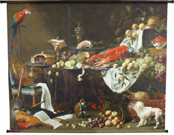 Wandkleed Table Velvet 146 x 110 cm - Wanddoek - Table Velvet Klassiek - Incl. Ophang Systeem - Table Velvet Poster