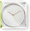 Wandklok | Diameter: 300 mm | Kunststof | Rosé Goud / Wit
